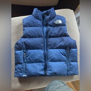The North Face Kids Navy Two Toned Puffer Vest